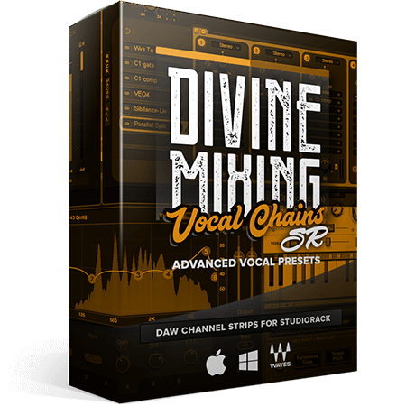 Sean Divine Divine Mixing Vocal Chains SR for Waves StudioRack Plugins Presets